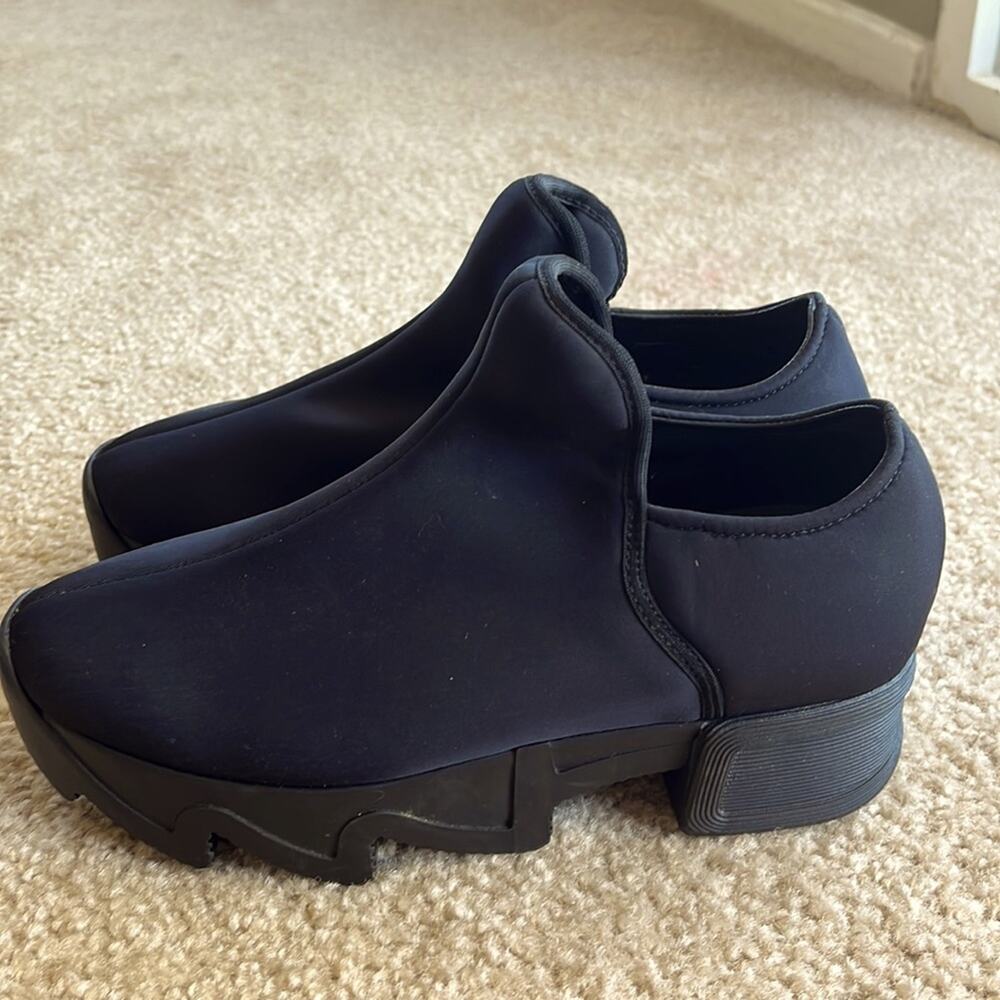 iRi - NYC Neoprene Black Slip on Sneaker minimalist Gorpcore Athlesuire Sz 36
